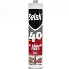 ჰერმეტიკი ავტომობილის Selsil PU Sealant Fixed 40 300 მლ — სილიკონი და ჰერმეტკი
