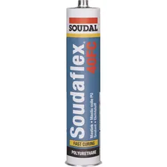 წებო-ჰერმეტიკი Soudal Soudaflex 40 FC 310 მლ ნაცრისფერი — სილიკონი და ჰერმეტკი