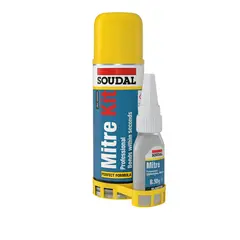 წებო მყისიერი ორკომპონენტიანი Soudal 2C 400 მლ + 100 გ — წებო
