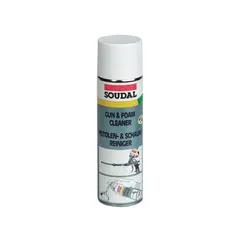 პისტოლეტის საწმენდი Soudal Gun & Foam Cleaner 500 მლ — სამონტაჟო ქაფი