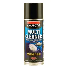 მრავალფუნქციური საწმენდი სპრეი Soudal Multi Cleaner 400 მლ — სილიკონი და ჰერმეტკი