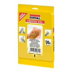 ტექნიკური ხელსახოცი Soudal Swipex 20 ც — სილიკონი და ჰერმეტკი