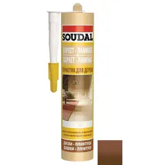 ჰერმეტიკი პარკეტის Soudal 300 მლ ალუბალი — სილიკონი და ჰერმეტკი