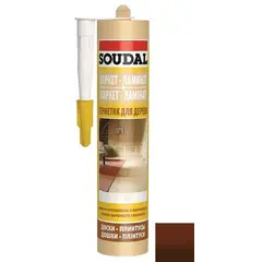 ჰერმეტიკი პარკეტის Soudal 300 მლ მაჰაგონი — სილიკონი და ჰერმეტკი