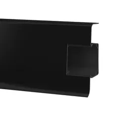 პლინთუსი VOX PVC ESQUERO Black E-644 2,5 მ — კუთხე და პლინტუსი