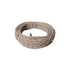 რეტრო სადენი TDM Эко 2х1.5 კრემისფერი — კაბელი სადენი