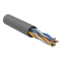კაბელი IEK U/UTP Cat6 4х2х23AWG PVC — ქსელის სადენი