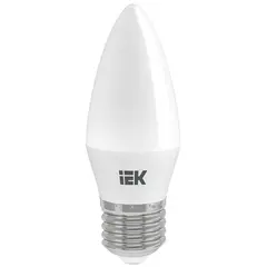 შუქდიოდური ნათურა IEK LLE-C35-7-230-30-E27 3000K 7W E27 — ნათურა და ვაზნა