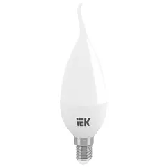 შუქდიოდური ნათურა IEK CB35 3000K 5W E14 — ნათურა და ვაზნა