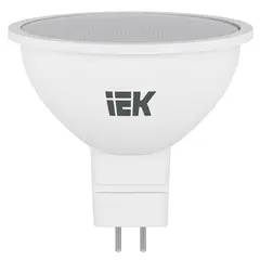 შუქდიოდური ნათურა IEK LLE-MR16-7-230-30-GU5 3000K 7W GU5.3 — ნათურა და ვაზნა