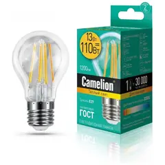 ფილამენტის LED ნათურა Camelion 13W E27 — ნათურა და ვაზნა