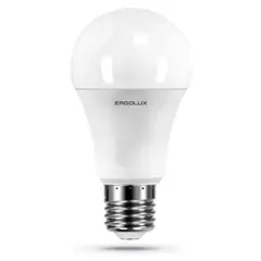 შუქდიოდური ნათურა Ergolux LED-A60-17W-E27-3K 3000K 17W E27 — ნათურა და ვაზნა