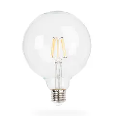 ნათურა LED New Light E27 10W 3000K G125 CL — ნათურა და ვაზნა