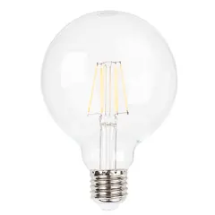 ნათურა New Light LED E27 8W 3000K G95 CL — ნათურა და ვაზნა