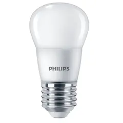 ნათურა PHILIPS LED 6W 4000K 620lm E27 840 P45 — ნათურა და ვაზნა