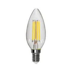 ნათურა New Light LED C35-F-I-CL E14 4W 4000K — ნათურა და ვაზნა