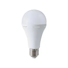 ნათურა V-TAC 15W 4000K E27 7795 A90 პლასტიკი აკუმულიატორით — ნათურა და ვაზნა
