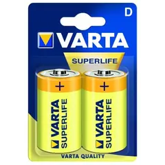 ელემენტი მარილოვანი VARTA Superlife D 1.5V 2 ც — ელემენტები და ბატარეები