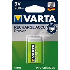 აკუმულატორი VARTA Ready to use 9V 6LR61 200 mAh 1 ც — ელემენტები და ბატარეები