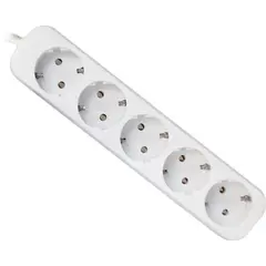 დამაგრძელებელი Linus SOC15-5767 5 ადგილიანი დამიწებით — დამაგრძელებელი და გადამყვანები