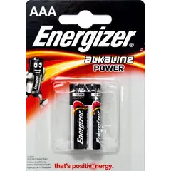 ელემენტი Energizer AAA Alkaline Power 2 ც — ელემენტები და ბატარეები