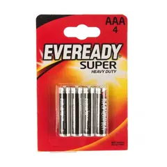 ელემენტი Everyday Super Heavy Duty AAA 4 ც — ელემენტები და ბატარეები