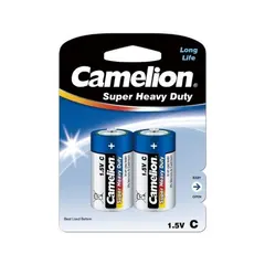 ელემენტი Camelion Super Heavy Duty C მარილოვანი 2 ც — ელემენტები და ბატარეები