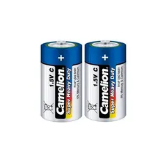 ელემენტი Camelion Super Heavy Duty C მარილოვანი 2 ც — ელემენტები და ბატარეები