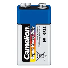 ელემენტი Camelion Super Heavy Duty 6LR61 9V მარილოვანი 1 ც — ელემენტები და ბატარეები