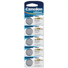 ელემენტი Camelion CR2032 3V Lithium 5 ც — ელემენტები და ბატარეები