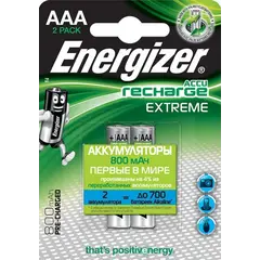 აკუმულატორი Energizer Extreme AAA 800 mAh NiMH 2 ც — ელემენტები და ბატარეები