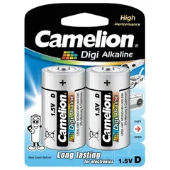ელემენტი Camelion D Digi Alkaline 2 ც — ელემენტები და ბატარეები