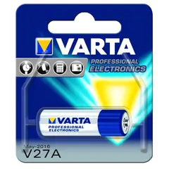 ელემენტი VARTA Alkaline V27A 12 V 20 mAh 1 ც — ელემენტები და ბატარეები