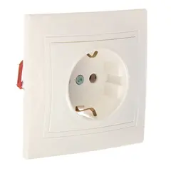 როზეტი დამიწებით TDM 16 A 220 V — როზეტები და ჩამრთველები