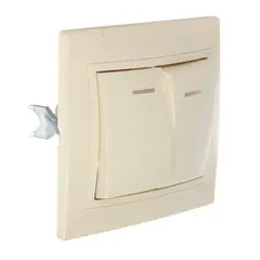 ჩამრთველი განათებით TDM 10 A 220 V — როზეტები და ჩამრთველები