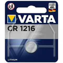 ელემენტი Varta Lithium CR1216 3V 1 ც — ელემენტები და ბატარეები