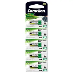 ელემენტი Camelion A27-BP5 Alkaline 12V 5 ც — ელემენტები და ბატარეები
