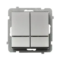 ჩამრთველი ჩარჩოს გარეშე Ospel Sonata ŁP-2RS/m/38 — როზეტები და ჩამრთველები