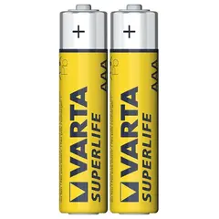 ელემენტი მარილოვანი VARTA Superlife AAA 2 ც. — ელემენტები და ბატარეები
