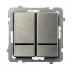 ჩამრთველი ჩარჩოს გარეშე Ospel Sonata ŁP-2RMS/m/37 — როზეტები და ჩამრთველები