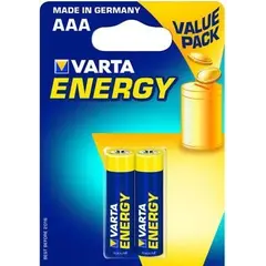 ელემენტი ალკალინის Varta Energy AAA 2 ც — ელემენტები და ბატარეები