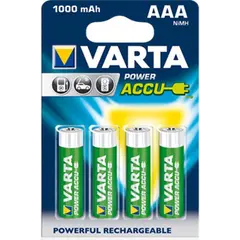 აკუმულატორი VARTA 1000 mAh AAA — ელემენტები და ბატარეები