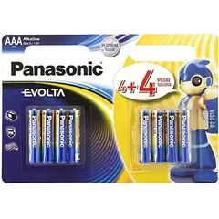 ელემენტი ალკალინი Panasonic Evolta AAA 8ც. — ელემენტები და ბატარეები