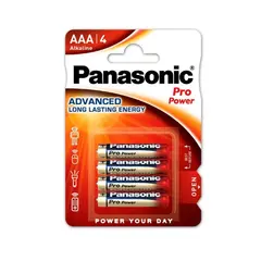 ელემენტი ალკალინი Panasonic LR03 ProPower AAA 4ც. — ელემენტები და ბატარეები