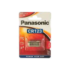 ელემენტი ლითიუმის Panasonic CR123 3V — ელემენტები და ბატარეები