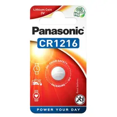 ლითიუმის ელემენტი Panasonic CR1216 3 V — ელემენტები და ბატარეები