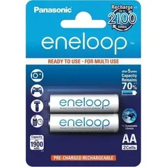 ნიკელ-ლითონის ჰიდრიდის აკუმულატორი Panasonic eneloop Pro AA 1900mAh 2ც. — ელემენტები და ბატარეები