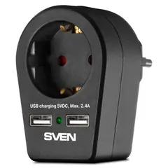 ქსელის დამცავი SVEN 16A — დამაგრძელებელი და გადამყვანები