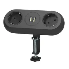 დამაგრძელებელი სამაგიდო ORNO 2х1,4მ 2xUSB Schuko 13133B — დამაგრძელებელი და გადამყვანები