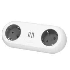 დამაგრძელებელი სამაგიდო ORNO 2х1,4მ 2xUSB Schuko 13133W — დამაგრძელებელი და გადამყვანები